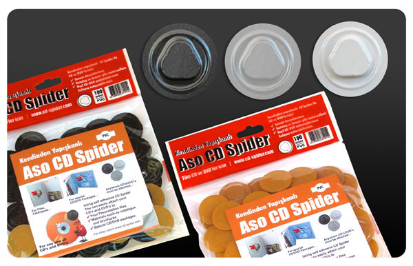 pvc-cd-spider-dvd-Vakuum-Huc-plastik-Selbstklebe